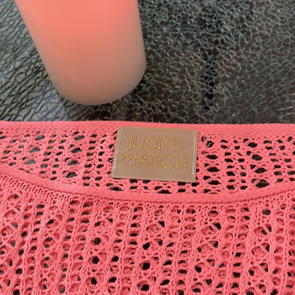 Judith March Neon Pink Crochet Top - Picture 11 of 14